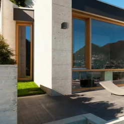 Sklep Kaja Ponadczasowy kinkiet zewnętrzny GU10 EKO8302 OVALIS | Kaja Oświetlenie