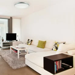 Sklep Kaja Ponadczasowy srebrny plafon LED ⌀33cm 12080021 BELLIS | Kaja