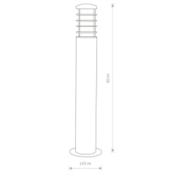 Sklep Kaja Ponadczasowy słupek 65cm w kolorze brązu 4906 HORN | Kaja Oświetlenie