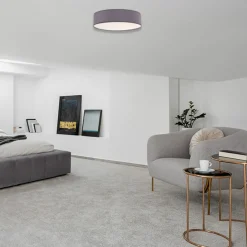 Discount Ponadczasowy, szary plafon ⌀40cm LP-81008/3C GRY ALTO | Kaja Żyrandole Nowoczesne