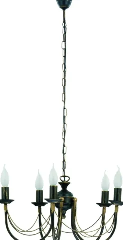 Sklep Kaja Ponadczasowy, świecznikowy żyrandol do sypialni 205 ARES | Kaja