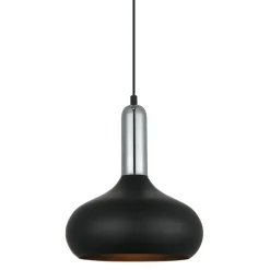 Best Sale Ponadczasowy zwis do kuchni MDM-3029/1 BK+CR QUESMO | Kaja Oświetlenie Żyrandole Nowoczesne