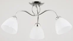 Sklep Kaja Potrójna, chromowana lampa sufitowa na 3 żarówki AL 23743 | Kaja