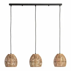 Outlet Potrójna, dekoracyjna lampa wisząca ABR-LW9-BH-E27 BOHO | Kaja Żyrandole Nowoczesne