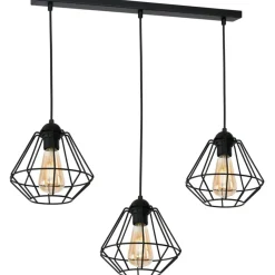 Store Potrójna, druciana lampa wisząca do jadalni MLP4790 COLIN | Kaja Żyrandole Nowoczesne