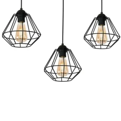 Store Potrójna, druciana lampa wisząca do jadalni MLP4790 COLIN | Kaja Żyrandole Nowoczesne