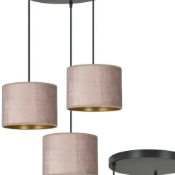 Clearance Potrójna lampa do przytulnej sypialni 1053/3PREM HILDE PREMIUM | Kaja Żyrandole Nowoczesne
