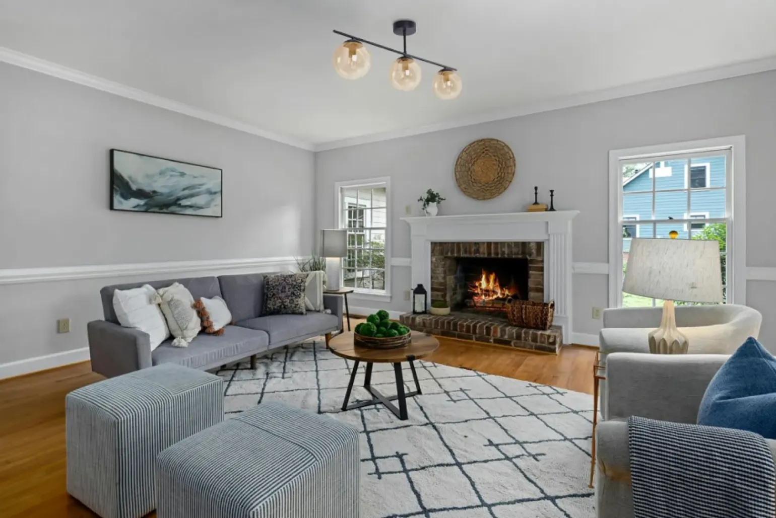 Cheap Potrójna lampa sufitowa w bursztynowym kolorze K-5164 z serii DELTA Żyrandole Nowoczesne