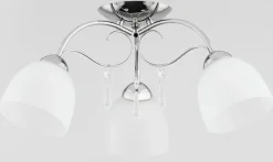 Sklep Kaja Potrójna lampa sufitowa zdobiona kryształkami AL 27713 | Kaja