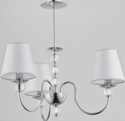 Sklep Kaja Potrójna lampa sufitowa ze szklanymi akcentami AL 16713 | Kaja