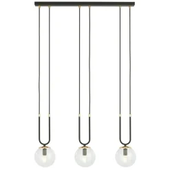 Fashion Potrójna lampa wisząca do oświetlenia stołu 1114/3 GLAM | Kaja Żyrandole Nowoczesne