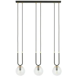 Fashion Potrójna lampa wisząca do oświetlenia stołu 1114/3 GLAM | Kaja Żyrandole Nowoczesne