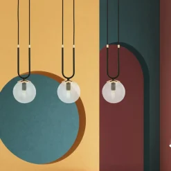 Fashion Potrójna lampa wisząca do oświetlenia stołu 1114/3 GLAM | Kaja Żyrandole Nowoczesne