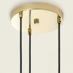 Cheap Potrójna lampa wisząca, kolorowe klosze ABR-3KOLOK-F KOLORENO | Kaja Żyrandole Nowoczesne