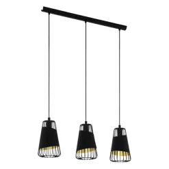 New Potrójna lampa wisząca na listwie 49448 AUSTELL | Kaja Oświetlenie Żyrandole Nowoczesne