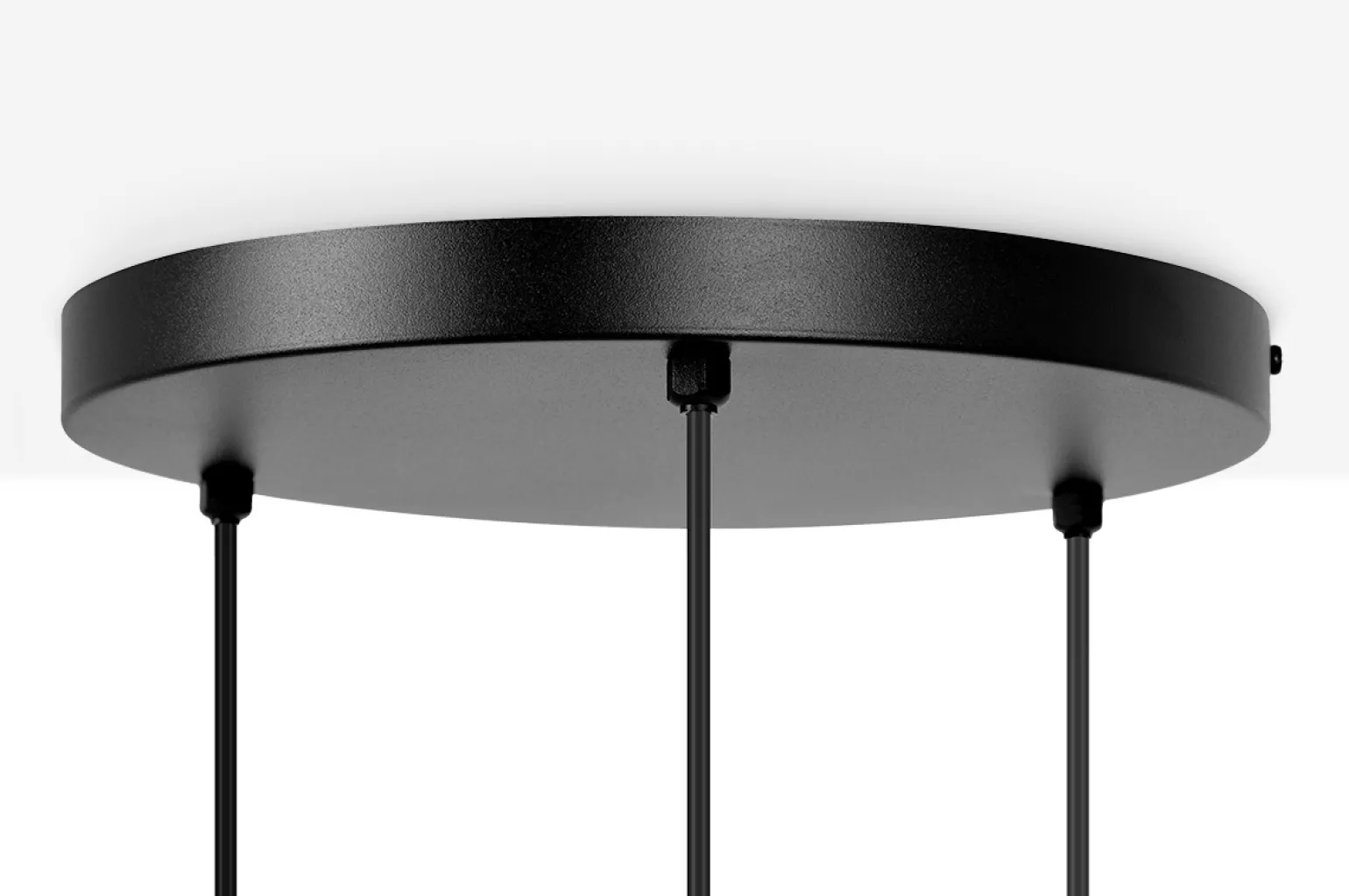 Sklep Kaja Potrójna lampa wisząca, w kolorze czerni i złota K-5202 z serii NICEA