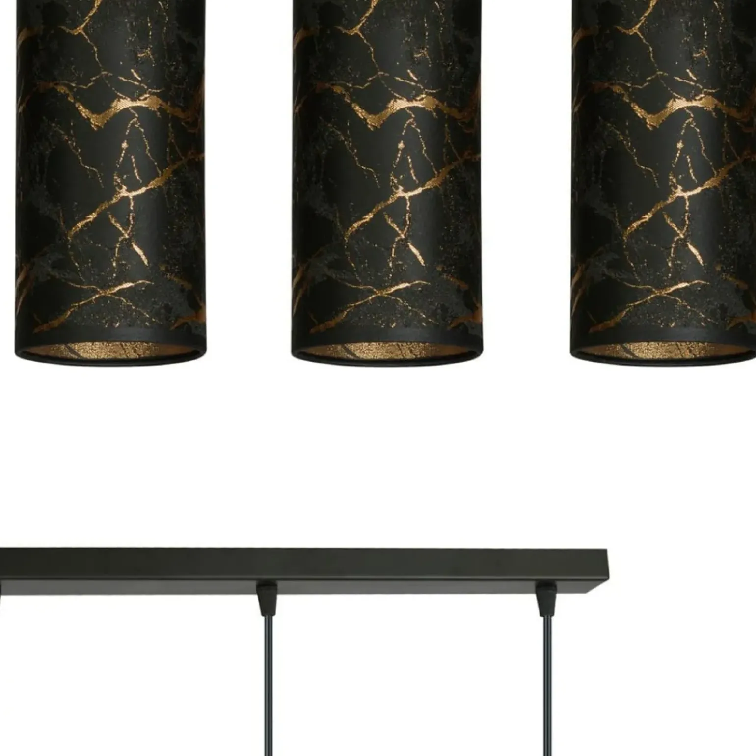 Best Potrójna lampa wisząca z abażurami 1056/3 KARLI | Kaja Oświetlenie Żyrandole Nowoczesne