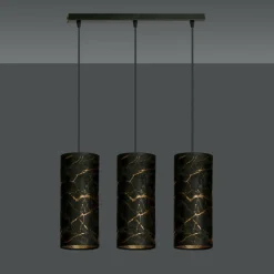 Best Potrójna lampa wisząca z abażurami 1056/3 KARLI | Kaja Oświetlenie Żyrandole Nowoczesne