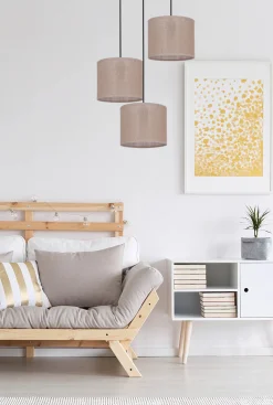 Sklep Kaja Potrójna lampa wisząca z abażurami nad stół K-4376 | Kaja Oświetlenie