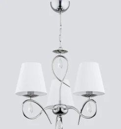 Sklep Kaja Potrójna lampa wisząca z białymi abażurami AL 28203 | Kaja