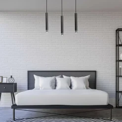 Flash Sale Potrójna lampa wisząca z czarnymi tubami MLP6232 z serii DANI | Kaja Oświetlenie Żyrandole Nowoczesne