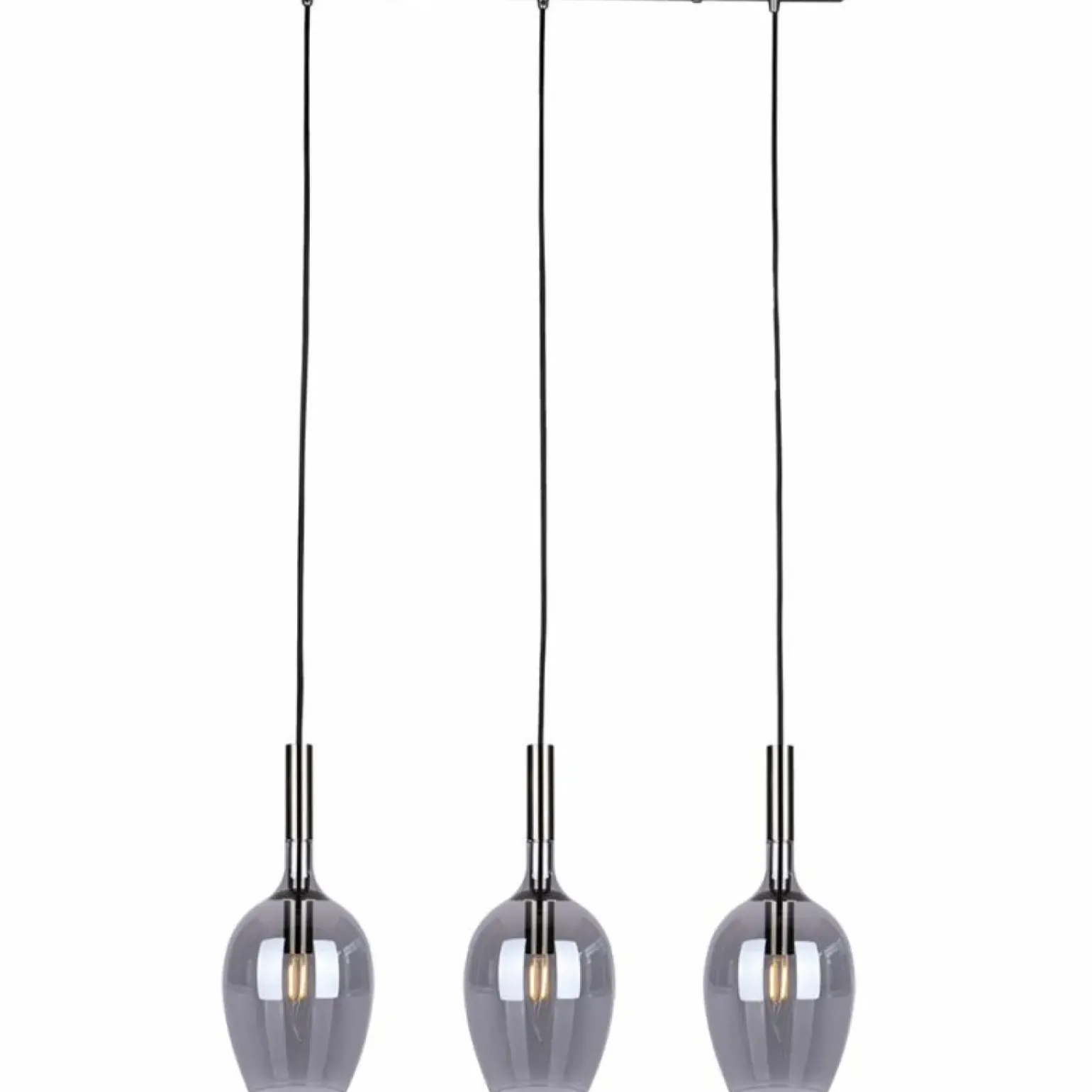 Best Sale Potrójna lampa wisząca z ozdobnymi kloszami ML8814 LUGANO | Kaja Żyrandole Nowoczesne