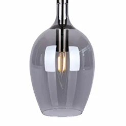 Best Sale Potrójna lampa wisząca z ozdobnymi kloszami ML8814 LUGANO | Kaja Żyrandole Nowoczesne