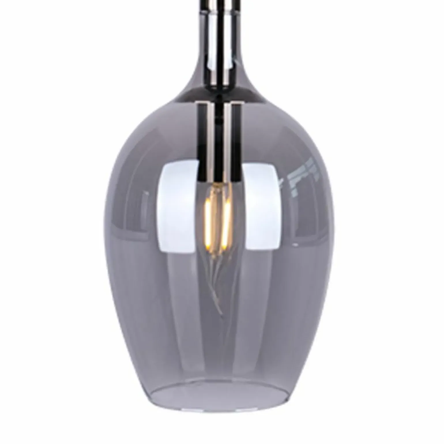 Best Sale Potrójna lampa wisząca z ozdobnymi kloszami ML8814 LUGANO | Kaja Żyrandole Nowoczesne