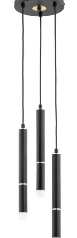 Clearance Potrójna lampa wisząca z tubami, do jadalni AL 62399 z serii DERSO | Kaja Oświet Żyrandole Nowoczesne