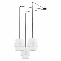 Best Sale Potrójna lampa z długimi przewodami TK 5975 CALISTO WHITE | Kaja Żyrandole Nowoczesne