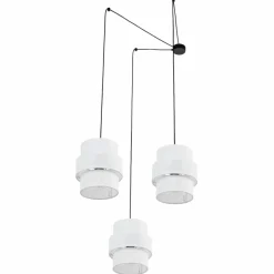 Best Sale Potrójna lampa z długimi przewodami TK 5975 CALISTO WHITE | Kaja Żyrandole Nowoczesne