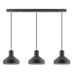Discount Potrójna listwa wisząca, do salonu nad stół A8016S-3A z serii SIGMA Żyrandole Nowoczesne