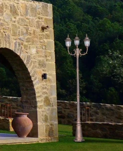 Sklep Kaja Potrójna zewnętrzna lampa K-7007A2/3N CZ/ZŁ VASCO | Kaja Oświetlenie