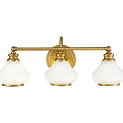 Sklep Kaja Potrójny kinkiet, kolor mosiądzu HK-AINSLEY3-BATH-BB z serii AINSLEY