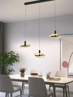 Best Potrójny, ledowy zwis nad wyspę kuchenną WF 7016-304 BREST | Kaja Żyrandole Nowoczesne