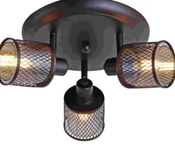 Best Potrójny reflektor na okrągłej podstawie 98-83098 z serii CANABERA Żyrandole Nowoczesne