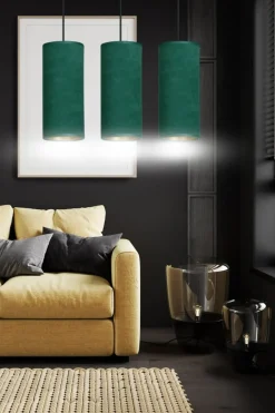 Online Potrójny zwis z zielono-złotymi zwisami 1058/3 BENTE | Kaja Żyrandole Nowoczesne