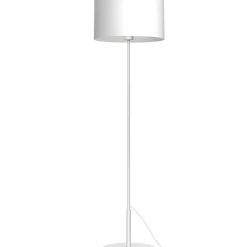 Sklep Kaja Prosta, biała lampa podłogowa z abażurem LX 3434 ARDEN | Kaja