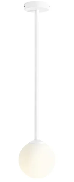 Sklep Kaja Prosta, biała lampa sufitowa z okrągłym kloszem 1080PL_G_M PINNE