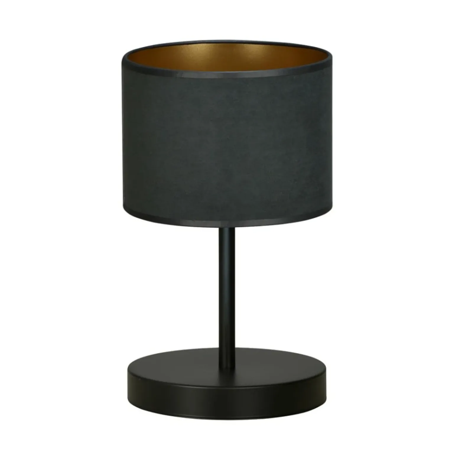 Sklep Kaja Prosta, czarna lampka stołowa na szafkę nocną 1054/LN1 HILDE | Kaja