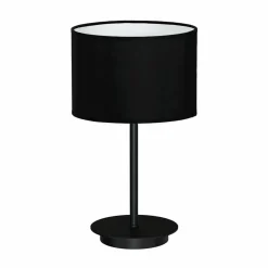 Sklep Kaja Prosta, czarna lampka z abażurem, na szafkę nocną MLP4699 z serii BA