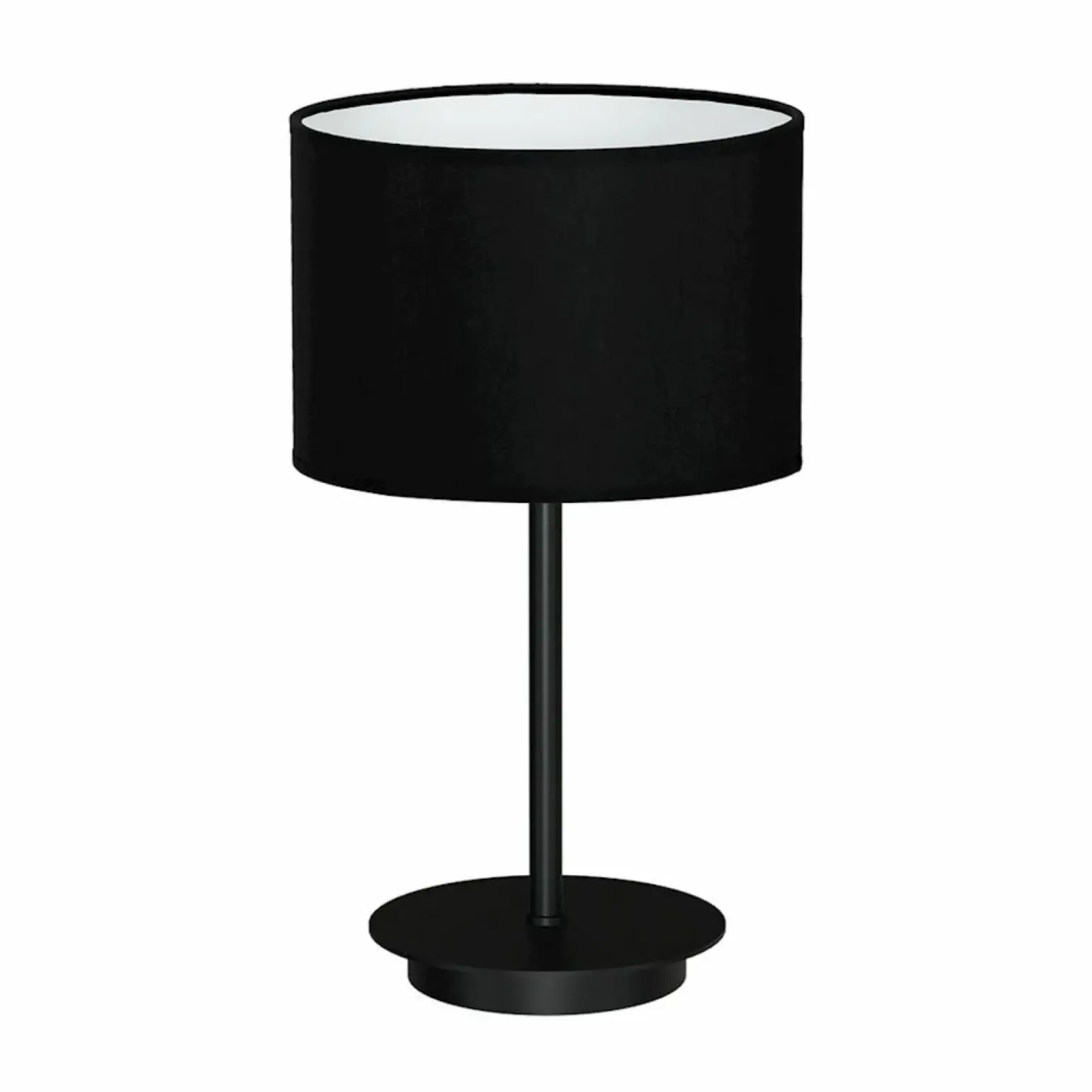 Sklep Kaja Prosta, czarna lampka z abażurem, na szafkę nocną MLP4699 z serii BA