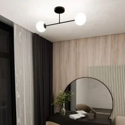 Best Sale Prosta, dwukierunkowa lampa sufitowa do holu 1232/2 z serii ROMA Żyrandole Nowoczesne