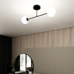 Best Sale Prosta, dwukierunkowa lampa sufitowa do holu 1232/2 z serii ROMA Żyrandole Nowoczesne