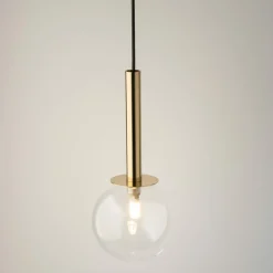 Best Prosta, efektowna lampa wisząca z kulą SIG 40757 DAISY | Kaja Żyrandole Nowoczesne