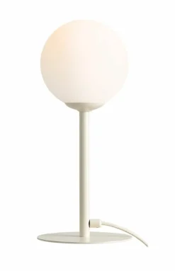Sklep Kaja Prosta, kremowa lampka stołowa z kloszem 1080B9 PINNE | Kaja