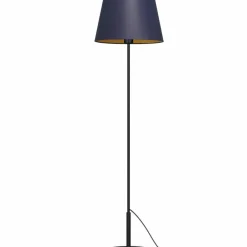 Sklep Kaja Prosta lampa podłogowa, granatowo-złota LX 3580 z serii ARDEN | Kaja