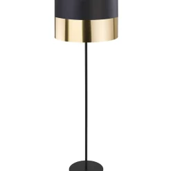 Sklep Kaja Prosta lampa podłogowa z eleganckim abażurem TK 5122 serii LONDYN GOLD