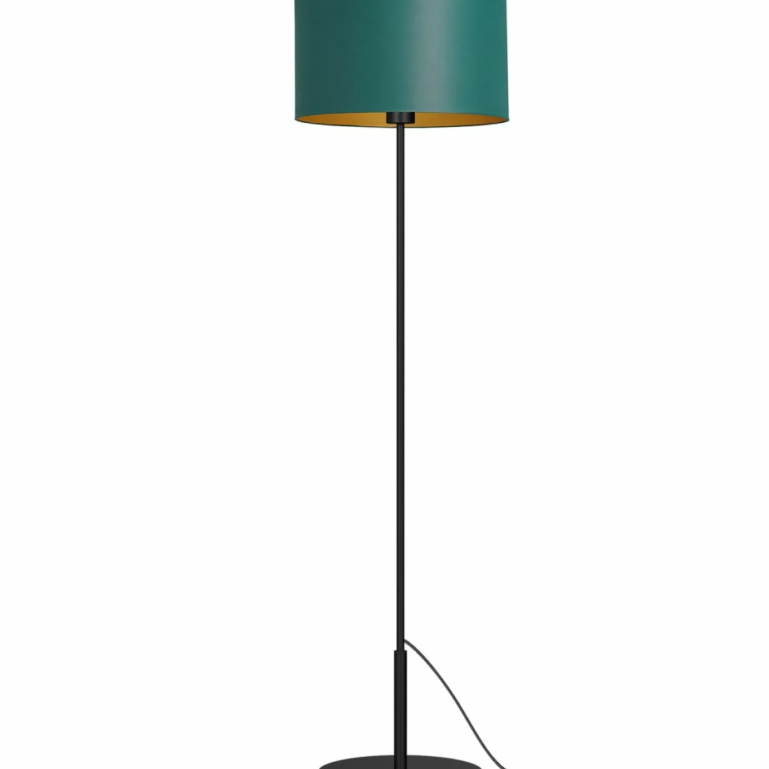 Sklep Kaja Prosta lampa podłogowa, zielono-złota LX 3555 z serii ARDEN | Kaja