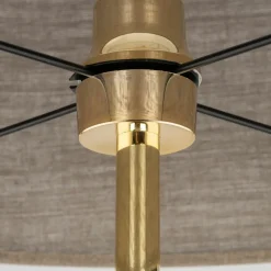 Sklep Kaja Prosta lampa stojąca do salonu TK 16035 UMBERTO LINEN GOLD | Kaja